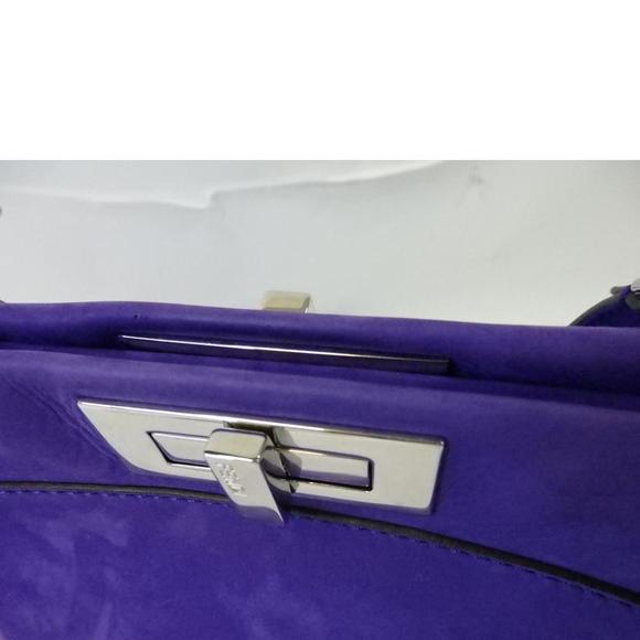 Fendi Peekaboo Regular Suede Bag Purple - Picture 8 of 8